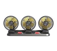 NFAHBAQA Circulateur d'air Refroidissement éLectrique Trois TêTes pour Citroen C1 C2 C3 C4 C5 C5X C6 C8 DS3 DS4 DS5, Ventilateur Refroidissement Portable, pour Berline, SUV, Camion