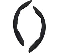 NFAHBAQA Housse Volant Voiture pour Ferrari California 2009-2020, Antidérapante Confortable Protection Volant Segmentée, Universelle 38cm, Accessoires,Suede-Black