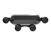 NFAHBAQA Support Téléphone Voiture pour Benz M-Class ML W163 W164 W166 320 350 400 500/ AMG 55 63, Universel Grille d'Aération, Support Téléphone Rotatif à 360° Adapté Réglable, Accessoires,Silver