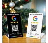 Nfc 215 code QR programmable carte d'examen Google table de station NFC NFC avis d'une carte de flexion support de marque debout ins