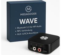 NFC Bluetooth 5.3 Récepteur audio AUX RCA Adaptateur HiFi USB FR.