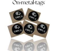 NFC NTag215 5 pcs. stickers à motif anti-métal avec 504 octets de mémoire maintenant nouveau