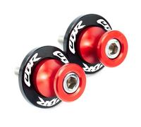 NFDCDD2 For H0nda CB250R CB 500R CB 650F CBR650F CBR 600 900 1000 RR Supports de moto Vis Bras oscillant Bobines Curseur Accessoires 8MM(CBR Red)