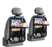 NFDJYDZRMB Organisateur Siège Arrière voiture, pour ALFA Romeo Mito 147 156 159 166 Giulietta Mito Spider Stelvio Plateau Nourriture Pliable Protections dossier siège auto support tablette,A