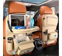 NFDJYDZRMB Organisateur Siège Arrière voiture, pour Discovery 4 LR3 LR4 2003-2016 Plateau Nourriture Pliable Protections dossier siège auto support tablette,C