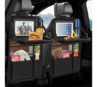 NFDJYDZRMB Organisateur Siège Arrière voiture, pour Hyundai Tucson N-Line NX4 2023 2022 2021 Plateau Nourriture Pliable Protections dossier siège auto support tablette,A 2 Pcs