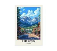 NFDVFHFRQ Estes Park Poster sur toile pour décoration murale de salon, chambre à coucher 40 x 60 cm