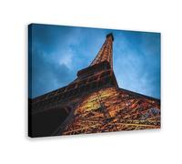 NFDVFHFRQ Impression sur toile The Art of The Art of The Eiffel Tower - Décoration pour chambre à coucher, bureau, chambre, cadeau - 20 x 30 cm