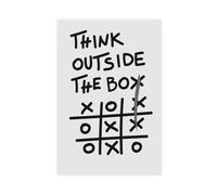 NFDVFHFRQ Poster de motivation sur toile pour bureau, décoration murale pour salon, chambre à coucher, 50 x 75 cm