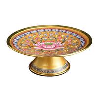 NFDVXCCA Plat de Fruits pour Les Rites, Émail coloré de 18,2 cm for Le Temple Bouddha