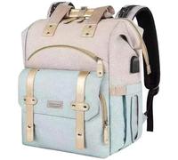 NFEKLFI Sac a Dos Sac à dos for ordinateur portable 15,6 pouces for femme, idéal for les voyages, études, médecins, enseignants et infirmières(Sky blue)