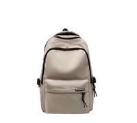 NFEKLFI Sac a Dos Sac à dos scolaire grande capacité, couleur unie, noir simple, idéal for les élèves du collège(Gray)