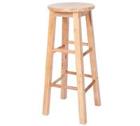 NFEKLFI Tabouret Bar Tabouret de Bar Haut 1 pièce, comptoir Bistro en Bois Massif, Stable et, décoration Chaise Salle à Manger café for la Cuisine
