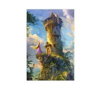 NFFBGFD Affiche sur toile Raiponce Décor de chambre Paysage Décoration Cadeau 30 x 45 cm