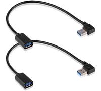 NFGR-2 X L-Modèle Usb 3.0-Adaptateur - A-Mâle An A-Femelle - 90 Degréswinkel Vers Le Up + Bas (Monter Et Descendre Le Câble D'Angle)