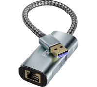 NFGR-Adaptateur Usb Vers Ethernet 2,5 G - Adaptateur Usb 3.0 Vers Rj45 Gigabit Lan Pour Xbox 360, Ordinateur Portable, Ordinateur, Mac, Chromebook, Microsoft Surface