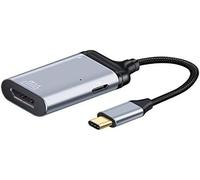 NFGR-Cablecc Adaptateur Convertisseur Usb-C Type C Vers Displayport 4K 2K 60 Hz Avec Port D'Alimentation Pd Femelle