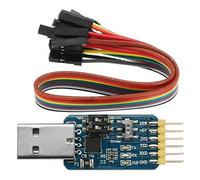 NFGR-Cp2102 Usb Vers Ttl Uart 232 485 Port Adaptateur De Conversion Mutuelle Adaptateur De Port Série Usb 6 En Un Outil De Débogage Série Usb Multifonctionnel Pour Windows Wince Linux Mac 32 64