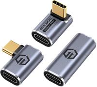 NFGR-Lot De 3 Coupleurs Usb-C - Transfert De Données Rapide De 40 Gbit/S - Usb 4.0 - Transmission Usb-C Double Face - Compatibilité Universelle - Adaptateur Usb C Vers Usb C