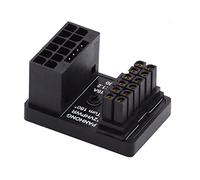 NFHK 12VHPWR ATX3.0 Adaptateur d'alimentation modulaire PCI-E 5.0 mâle vers femelle coudé vers le bas coudé à 360 degrés pour carte graphique 4080 5090TI 16 broches 12 + 4P