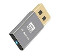 NFHK Adaptateur 4K à 60 Hz DP Affichage virtuel Adaptateur Actif DisplayPort Prise factice Émulateur fantôme sans tête 1080p à 120 Hz