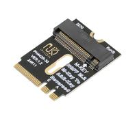 NFHK Adaptateur de carte d'extension M.2 (touche A + E) 2230MM vers NVME M-Key pour carte mère Extension de port de disque dur SSD NVME 2230/2242/2260/2280MM