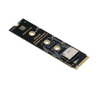 NFHK Adaptateur hôte vertical 2280 PCI-E4.0 M.2 M-key vers Oculink SFF-8612 SFF-8611 pour NVME U.2 SSD eGPU