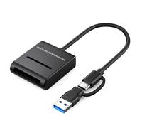 NFHK Adaptateur USB 3.0 USB-C Type-C Type-A double connecteur vers station d'accueil SSD mSATA, boîtier de câble externe, 5 Gbit/s