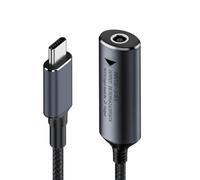 NFHK Câble DC Jack 4,5X3,0mm Entrée vers USB-C Type-C Câble d'alimentation 140W Câble de charge pour ordinateur portable Téléphone PD9V 5V 20V