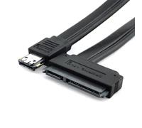 NFHK - Câble double alimentation de 50 cm - 12 V et 5 V - eSATAp - Puissance eSATA - USB 2.0 - Combo vers câble SATA 22 broches - Pour disque dur de 6,3 cm (2,5") et 8,9 cm (3,5")