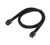 NFHK Câble interne Mini SAS HD SFF-8643 vers Mini SAS HD SFF-8643 pour serveur de données 50 cm