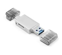 NFHK Lecteur de carte mémoire Micro SD USB-C Type C/USB 2.0 vers NM Nano pour téléphone portable Huawei et ordinateur portable