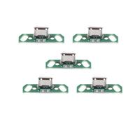 NFHK Lot de 5 connecteurs femelles Micro USB 2.0 à monter soi-même avec bride, montage sur PCB, type à souder