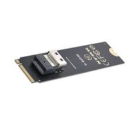 NFHK NGFF M-Key NVME vers U.2 U2 Kit SFF-8639 vers SFF-8654 Slimline SAS PCIe SSD Adaptateur pour carte mère, (NF-SF-013)