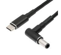 Nfhk Usb-C 100W 20V Entrée Vers Dc 6.0 * 1.4 * 0.6Mm Pd Power 65W Sortie Câble De Charge Prise En Charge Qc Pd Type-C Pour Ordinateur Portable[Z1755]