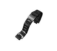 NFJNFCF Bracelet de montre de sport en acier inoxydable massif de 16 mm, compatible avec Casio PROTREK PRW-3000 3100 6000 6100, boucle déployante, for homme(Svart)