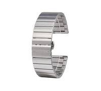 NFJNFCF Bracelet de montre en acier inoxydable 316 compatible avec les montres Seven Fridays M1/M2, Diesel 1657/7395/7406, Casio Big Dial, bracelet for homme 24/26/28(Silver,22mm)