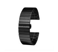 NFJNFCF Bracelet de montre en acier inoxydable 316 compatible avec les montres Seven Fridays M1/M2, Diesel 1657/7395/7406, Casio Big Dial, bracelet for homme 24/26/28(Svart,22mm)