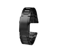 NFJNFCF Bracelet de montre en acier inoxydable 316 compatible avec les montres Seven Fridays M1/M2, Diesel 1657/7395/7406, Casio Big Dial, bracelet for homme 24/26/28(SFD-G16 Black,20mm)