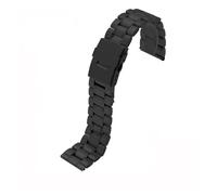 NFJNFCF Bracelet de montre en acier inoxydable de haute qualité, extrémité plate/incurvée, compatible avec Casio Tissot, compatible avec la chaîne de montre en métal Seiko 18 mm, 20 mm, 22 mm(Style B-