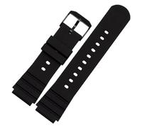 NFJNFCF Bracelet de montre en caoutchouc Silicone Compatible avec la montre de plongée Luminox 3901/3001/3000 26 * 22mm Bracelet de sport étanche noir(Black-black)