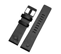 NFJNFCF Bracelet de montre en cuir véritable compatible avec le bracelet de montre en cuir Diesel à grand cadran Dz7333 Dz7348 Dz4318, accessoires for hommes et femmes(Black tabby-black,26mm)