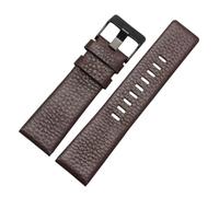 NFJNFCF Bracelet De Montre En Cuir Véritable For Homme, Compatible Avec Diesel DZ7311, DZ7332, DZ7314, DZ1405, DZ4323, Noir Et Marron, 22/24/26/28/30/32 Mm(B brown-black,22mm)
