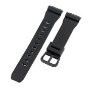 NFJNFCF Bracelet de montre en résine durable et étanche kaki noir vert blanc 16 mm compatible avec le bracelet de montre Casio Octagon GM-S2100 avec boucle ardillon en acier massif(Black(MS)-BK-K5)