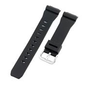 NFJNFCF Bracelet de montre en résine durable et étanche kaki noir vert blanc 16 mm compatible avec le bracelet de montre Casio Octagon GM-S2100 avec boucle ardillon en acier massif(Black(MS)-ST-K5)