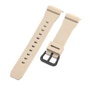 NFJNFCF Bracelet de montre en résine durable et étanche kaki noir vert blanc 16 mm compatible avec le bracelet de montre Casio Octagon GM-S2100 avec boucle ardillon en acier massif(Khaki(MS)-BK-K5)