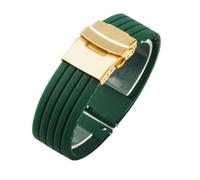 NFJNFCF Bracelet de montre en silicone anti-poussière compatible avec Seiko No. 5 Bracelet en caoutchouc Ber Seiko5 Pilot Water Ghost Watch Band résistant à la transpiration 18 20 22 24 mm, 18mm