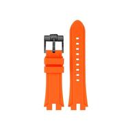NFJNFCF Bracelet de montre en silicone modifié compatible avec Casio PROTREK PRW-3100 PRW-6000 6100 PRW-3000 PRG-300 PRG-330 Bracelet souple for homme(Orange bk)