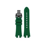 NFJNFCF Bracelet de montre en silicone modifié compatible avec Casio PROTREK PRW-3100 PRW-6000 6100 PRW-3000 PRG-300 PRG-330 Bracelet souple for homme(Green black)