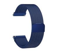 NFJNFCF Bracelet de montre fin en acier inoxydable à mailles milanaises aimantées de 12, 14, 15, 16, 18, 20 et 22 mm(Blue,18mm)